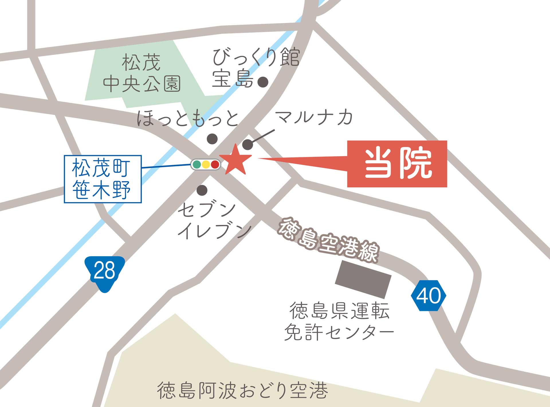 かながわ歯科クリニックの地図